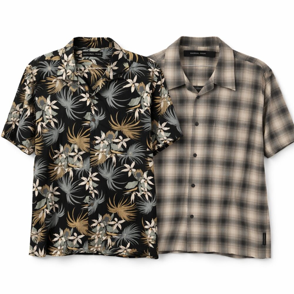 Natural Life Button Down Shirts - Bundle of 2